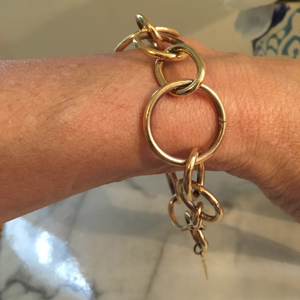 🌷SALE🌷 Romarte Hoop Chain Link Bracelet